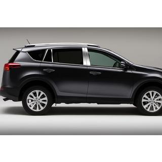 Letve za stebričke vrat (8 kos, nerjavno jeklo) Toyota Rav 4 2013–2018 fotografija 1