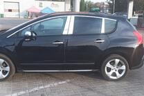 Peugeot 3008 2008–2016 Pokrovi stebričkov (nerjavno jeklo) fotografija 2