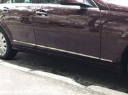 Mercedes razred C W204 2007–2015 Prekrivne letvice za vratne okrasne letve (6 kos, nerjaveče jeklo) fotografija 6