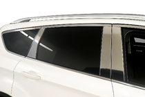 Ford Kuga 2008–2013 Obloga stebričkov vrat (nerjavno jeklo) fotografija 1