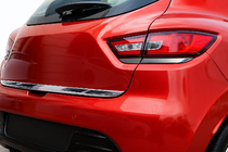 Renault Clio IV 2012–2019 Obrobe zadnjih luči (2 kosa, črni krom) fotografija 4