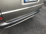Mercedes Viano 2004–2014 Nerjaveča zaščitna letev zadnjega odbijača Črni krom OmsaLine (nerjavno jeklo) fotografija 8
