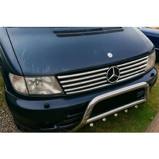 Nerjaveče letvice za masko (V-class) Mercedes Vito W638 1996–2003 fotografija 1