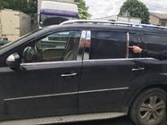 Mercedes GL class X164 2006–2012 Okrasne letve stebričkov vrat (6 kos, nerjavno jeklo) fotografija 2
