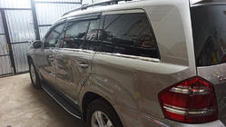 Mercedes GL class X164 2006–2012 Spodnje okenske letve (6 kos, nerjaveče jeklo) fotografija 4