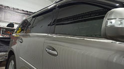 Mercedes GL class X164 2006–2012 Spodnje okenske letve (6 kos, nerjaveče jeklo) fotografija 8