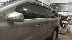 Mercedes GL class X164 2006–2012 Spodnje okenske letve (6 kos, nerjaveče jeklo) fotografija 9