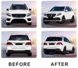 Mercedes GLE/ML сlass W166 2011–2018 Komplet body kit GLE63 AMG (z zadnjim difuzorjem) fotografija 2