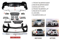 Mercedes GLK class X204 2008–2015 AMG komplet karoserijskega bodykita (celotni odbijači) fotografija 25