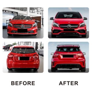 Body kit komplet (A45 AMG) Mercedes A-сlass W176 2012–2018 fotografija 2