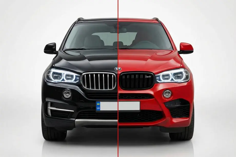 BMW X5 F15 2013–2018 Komplet karoserijskega bodykita z izpušnim sistemom (X5M) Image
