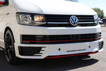 Volkswagen T6 2015–2024 Lip spojler sprednjega odbijača Sportline 2015-2018 (za lakiranje) fotografija 2