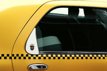 Fiat Albea 2002–2012 Kromiran trikotnik za steklo (nerjavno jeklo) fotografija 2