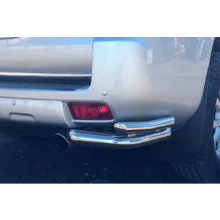 Zadnji vogalni ščitniki AK003-Подвійний (nerjavno jeklo) Toyota Land Cruiser Prado 150 2009–2023 fotografija 2