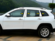 Jeep Cherokee KL 2013– Obloga stebričkov vrat (nerjavno jeklo) fotografija 1