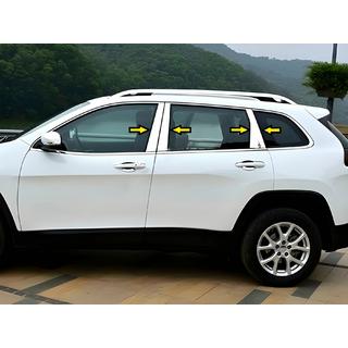 Obloga stebričkov vrat (nerjavno jeklo) Jeep Cherokee KL 2013– fotografija 1