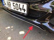 Mercedes C-class W205 2014–2021 Zaščitna obloga odbijača (nerjaveče jeklo) fotografija 2