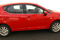 Seat Ibiza 2010–2017 Zunanje okenske letvice (nerjaveče jeklo) fotografija 1