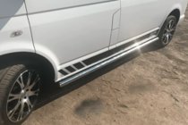 Volkswagen T6 2015–2024 Stranske cevi (2 kos, nerjaveče jeklo) fotografija 6