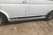 Volkswagen T6 2015–2024 Stranske cevi (2 kos, nerjaveče jeklo) fotografija 8