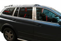 SsangYong Kyron 2005–2014 Kompletna obroba oken (nerjaveče jeklo) fotografija 1