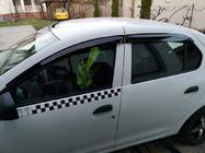 Renault Sandero 2013–2022 Vetrni deflektorji za okna (4 kosi, Niken) fotografija 2