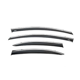 Vetrni deflektorji oken s kromirano letvico (4 kos, Niken) Honda Civic Sedan VIII 2006–2011 fotografija 2