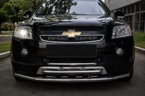 Chevrolet Captiva 2006–2019 Sprednja trojna zaščitna prečka (nerjavno jeklo) fotografija 1