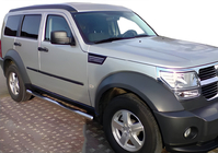 Dodge Nitro 2006–2011 Stranske cevi (2 kos, nerjaveče jeklo) fotografija 1
