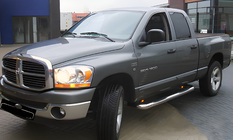 Dodge RAM (DT) 2018– Kotne stranske cevi (2 kosa, nerjavno jeklo) fotografija 1
