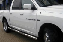 Dodge RAM (DT) 2018– Standardne stranske cevi (2 kos, nerjaveče jeklo) fotografija 1