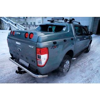Zadnji zaščitni lok AK005 (2011-2018, inox) Ford Ranger 2011–2022 fotografija 3