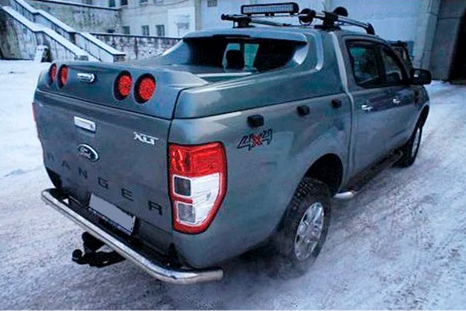 Ford Ranger 2011–2022 Zadnji zaščitni lok AK005 (2011-2018, inox) Fotografija 3