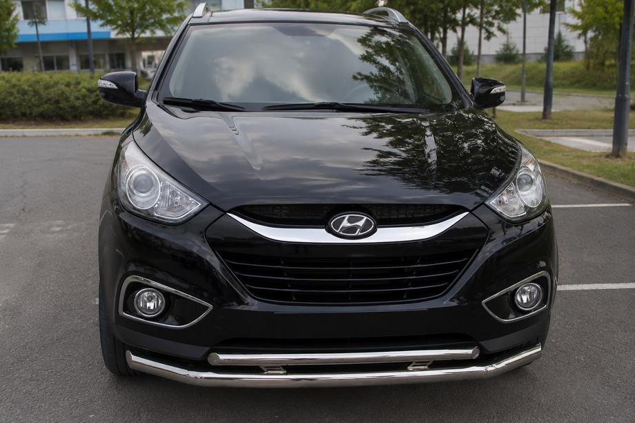 Hyundai IX-35 2010–2015 Sprednji zaščitni lok ST014-2 (nerjavno jeklo) Image