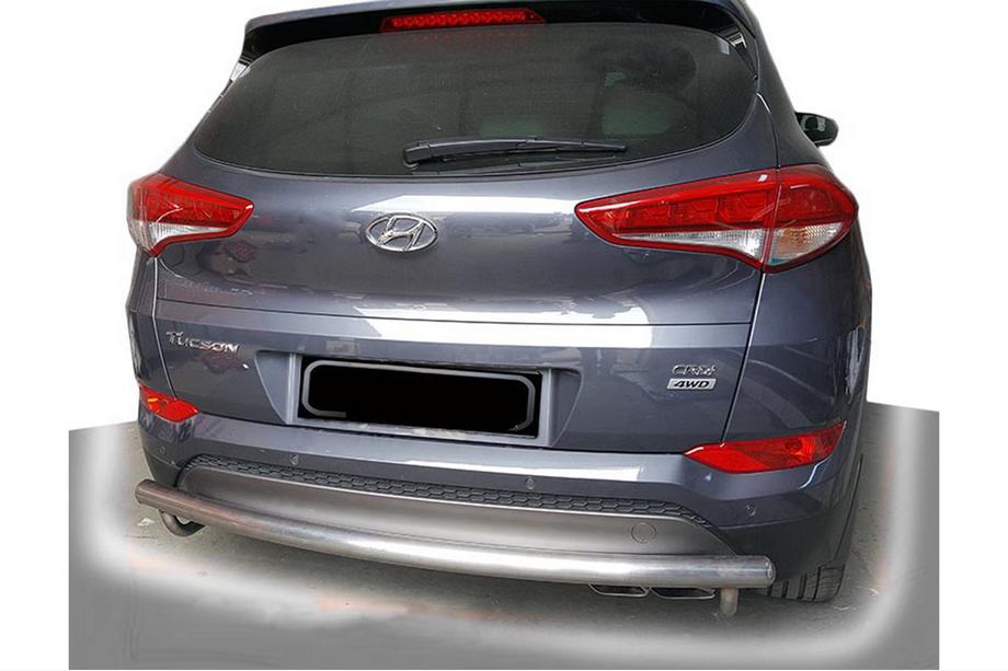 Hyundai Tucson TL 2016–2021 Zadnji zaščitni lok AK002 (nerjavno jeklo) Image