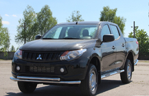 Mitsubishi L200 2015–2024 Sprednji zaščitni lok ST014 (nerjavno jeklo) fotografija 2