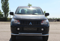 Mitsubishi L200 2015–2024 Sprednji zaščitni lok ST014 (nerjavno jeklo) fotografija 1