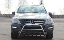 Mercedes ML W164 2005–2011 Prednji zaščitni lok WT003 (nerjavno jeklo) fotografija 1