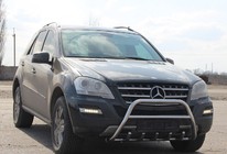 Mercedes ML W164 2005–2011 Prednji zaščitni lok WT003 (nerjavno jeklo) fotografija 2