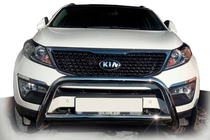 Kia Sorento II XM 2009–2014 Sprednji zaščitni lok WT005 (nerjavno jeklo) fotografija 1