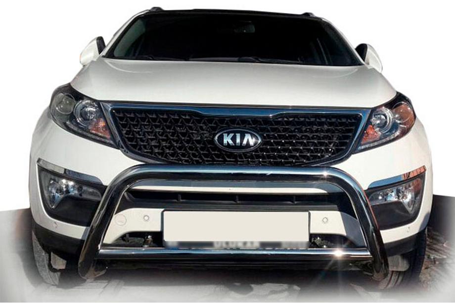 Kia Sorento II XM 2009–2014 Sprednji zaščitni lok WT005 (nerjavno jeklo) Image