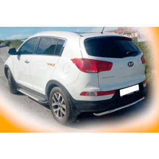 Zadnji zaščitni lok AK002-1 (nerjavno jeklo) Kia Sportage 2010–2015 fotografija 2