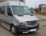 Mercedes Sprinter W906 2006–2018 Sprednja spodnja zaščitna cev MBSP.07.F3-04.6 (nerj.) fotografija 2