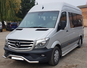 Mercedes Sprinter W906 2006–2018 Sprednja spodnja zaščitna cev MBSP.07.F3-04.6 (nerj.) fotografija 3