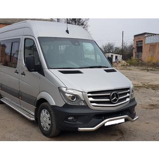 Sprednja spodnja zaščitna cev MBSP.07.F3-04.6 (nerj.) Mercedes Sprinter W906 2006–2018 fotografija 2