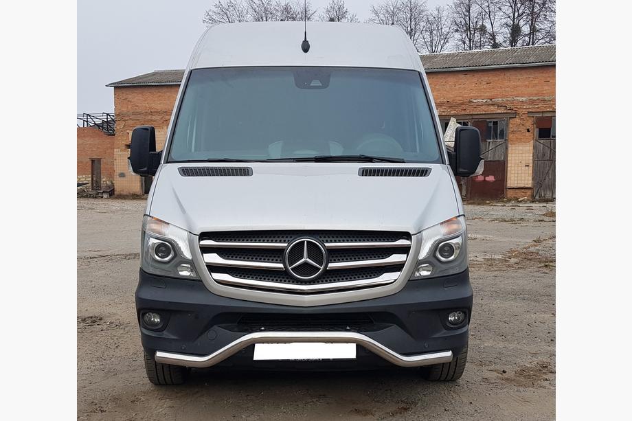 Mercedes Sprinter W906 2006–2018 Sprednja spodnja zaščitna cev MBSP.07.F3-04.6 (nerj.) Image