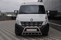 Renault Master 2011–2023 Prednji zaščitni lok WT003 (nerjavno jeklo) brez napisa fotografija 1