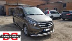 Mercedes Vito/V-razred W447 2014– Sprednji zaščitni lok ST014 (nerjavno jeklo) 60/60 mm fotografija 5