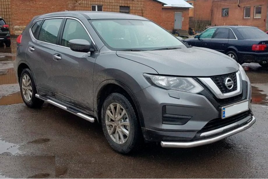 Nissan X-trail T32/Rogue 2014–2021 Stranske cevi (2 kosa, nerjavno jeklo) Image