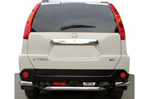 Nissan X-trail T31 2007–2014 Zadnji vogalni deli za sredinsko cev AK0073 (2 kosa, nerjavno jeklo) fotografija 1